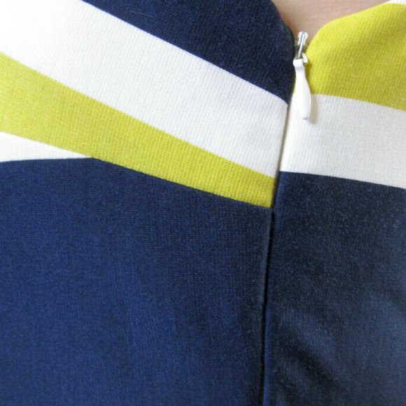 Womens Striped Sheath Dress, Summer Office Workwear Sunday Spring UK 10 is USA 6 - Picture 7 of 10